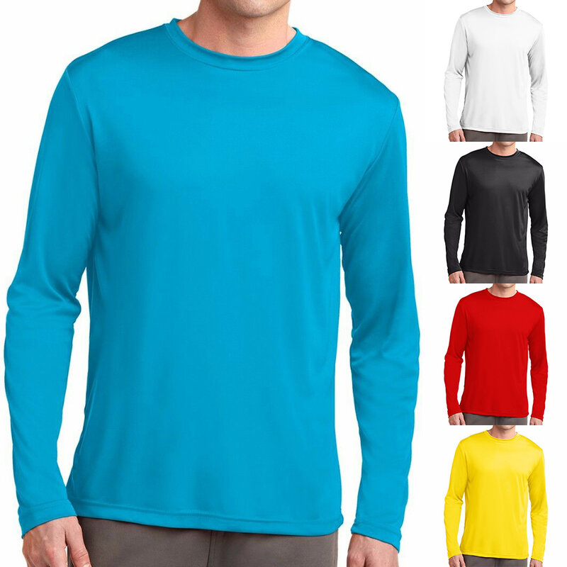 Camiseta de moda para hombre, ropa de trabajo, Tops deportivos para correr, Base informal, cómoda, talla grande, gran oferta