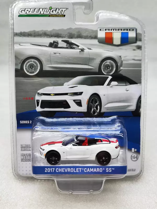 Модель автомобиля из литого металлического сплава 1:64 2017 Chevrolet Camaro SS, игрушки для подарка, коллекция W1236