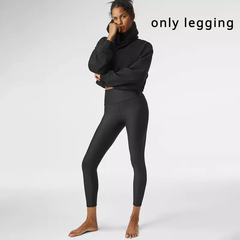 AL High Stretch Tight Hip Lift Abdominal Compression Running Yoga Pants Goddess Yoga High-waist Airlift Legging