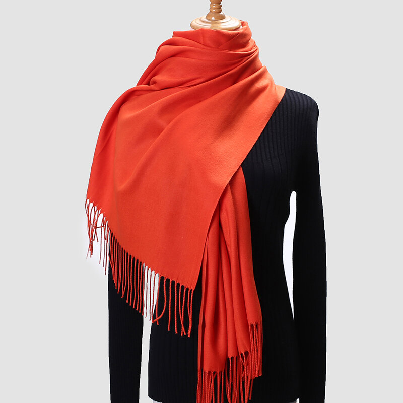 sjaals voor dames haar sjaal Fashion 2020 nieuwe lente winter sjaals voor vrouwen sjaals en wraps lady pashmina pure lange kasjmier hoofd sjaal hijaabs stola