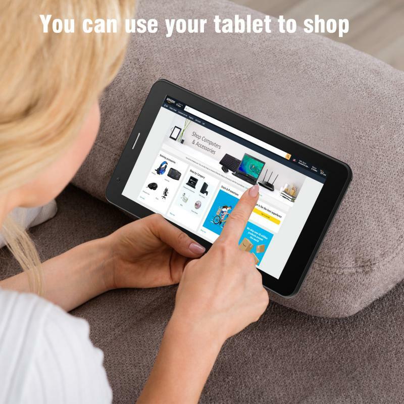 Tablet Educacional para Crianças, 7 ", Android 9.0, Bluetooth 4.0, 2G RAM, 16GB ROM, 1024x600 IPS Quad Core, Presente para Crianças