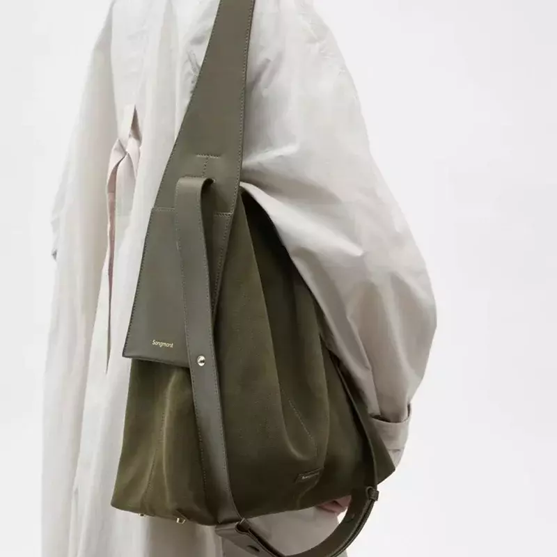 Songmont-Grand sac fourre-tout à oreilles pour femme, sac à dos léger Silhouette, grand sac à bandoulière design, commpiedmont One initiated, nouveau