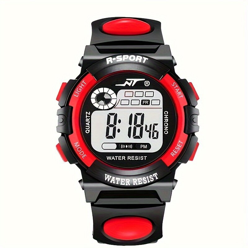 Fashion Sports Electronic Watch, Multifunctional Calendar Alarm Clock Colorful Luminous Electronic Watch