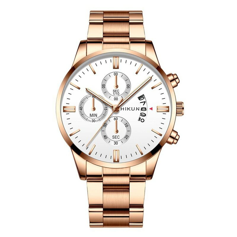 Relógio de pulso quartzo elegante para homens, Relógios raros originais, impermeável preciso, alta qualidade