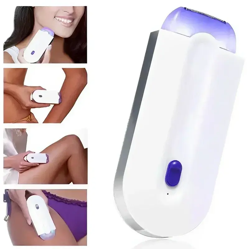 Mini épilateur électrique tactile, aste, élimine indolore le corps et le visage