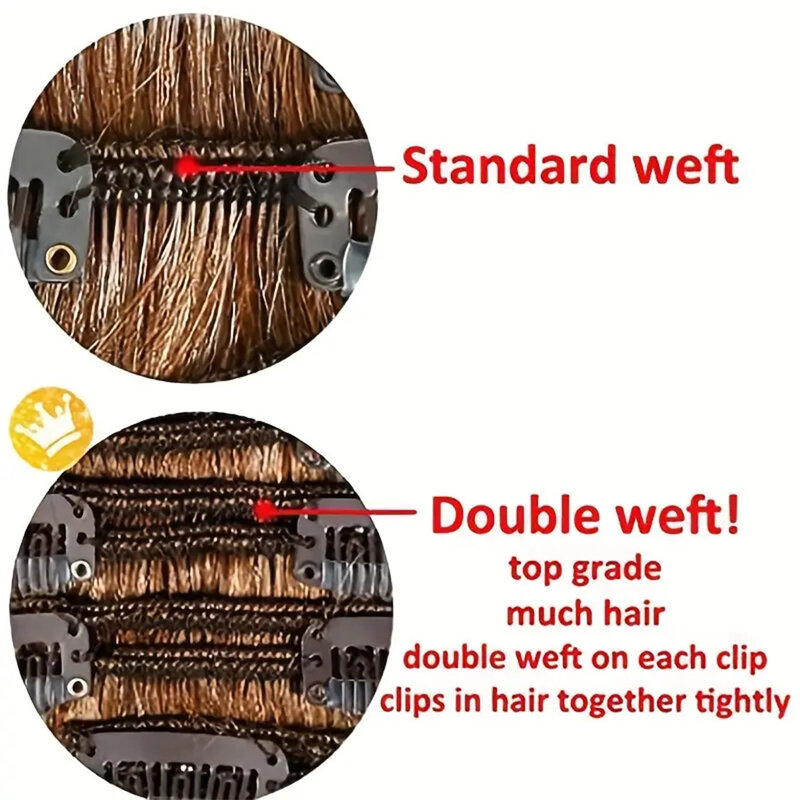 Syntetyczne żaroodporne przedłużanie włosów wielokolorowy doczepiane włosy typu Body Wave 7 szt./zestaw podwójne pasma dla kobiet dziewczynka