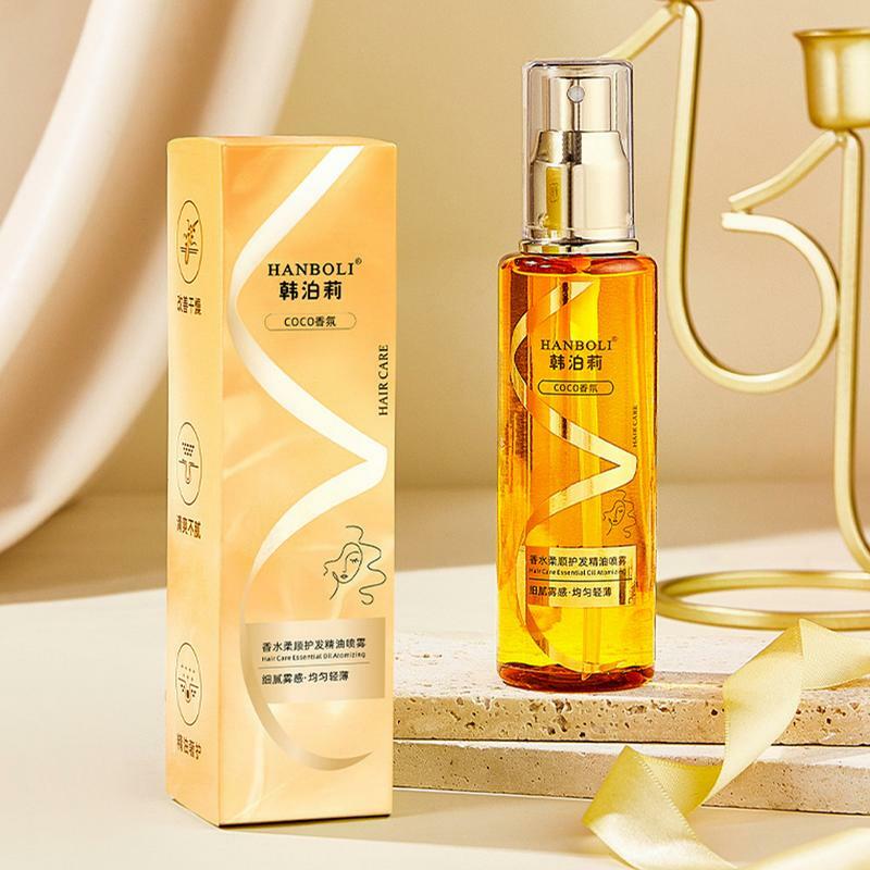 Oil Sheen Spray Gentle And Delicate Aromatherapy Hair Sheen Spray For Curly Hair Oil Sheen Hair Spray For Moisturizing 100ml