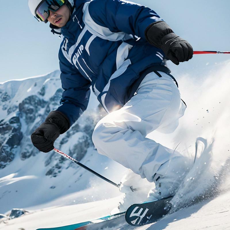 Guantes de Snowboard gruesos, impermeables, flexibles, antideslizantes, suministros de invierno, guantes de ciclismo resistentes al desgaste para esquí C