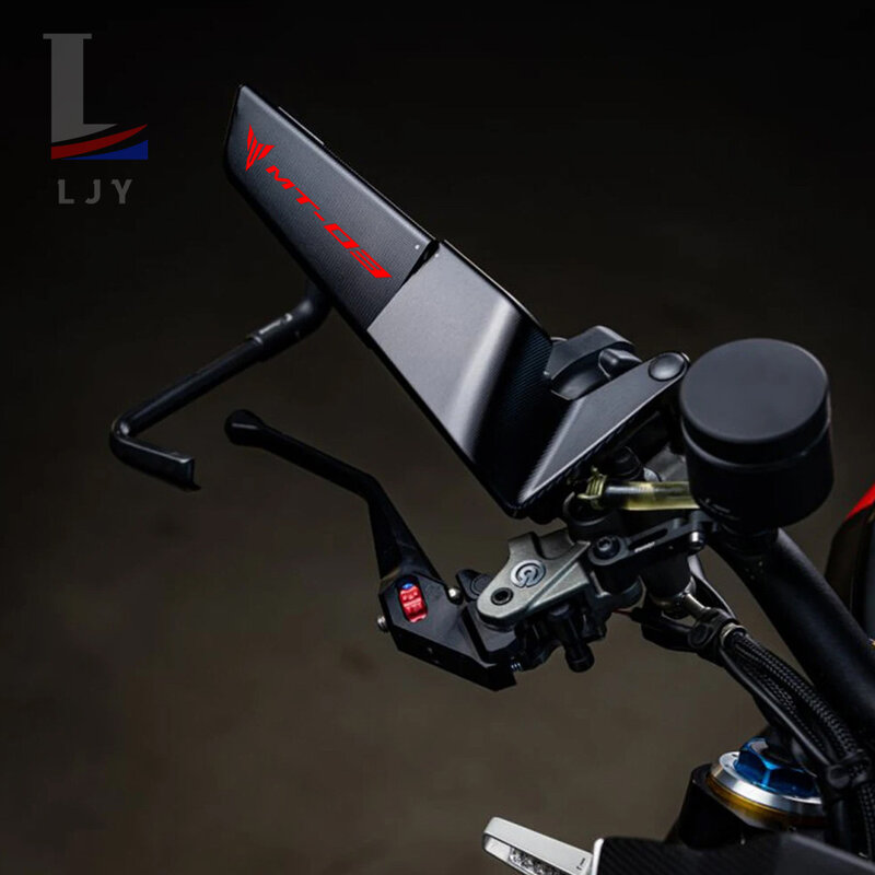 Motocicleta Stealth Winglets Espelho Kits, espelhos ajustáveis, girar, YAMAHA MT-03, MT 03