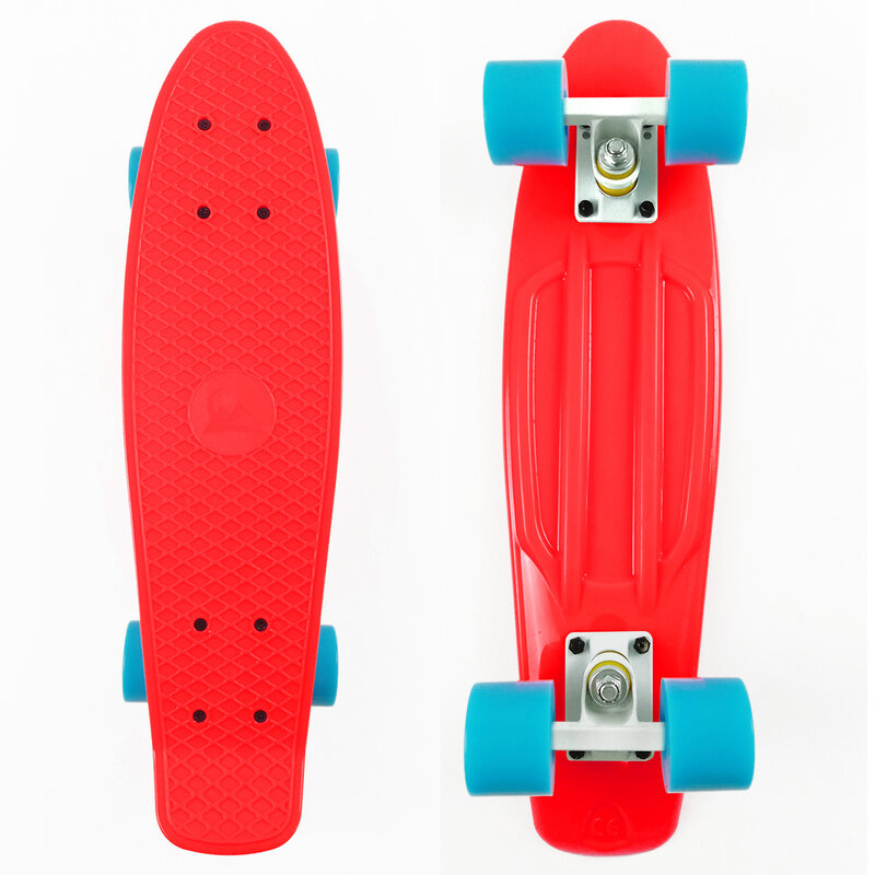 Skateboard da 58cm per bambini Leaner Retro Cruiser 22 pollici per bambini Skateboard