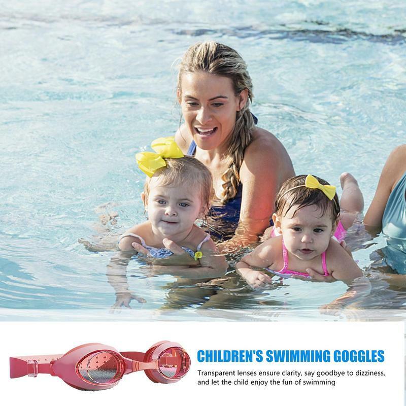 Dziecięce gogle wodne wysokiej rozdzielczości miękkie gogle dziecięce do pływania antypoślizgowe elastyczne gogle wodne urocze wygodne nurkowanie
