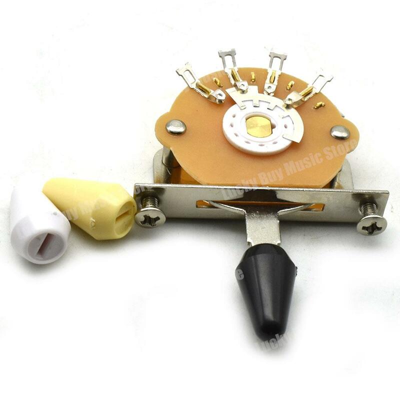 Interrupteur de micro de guitare, 3 voies, 5 voies, 1 pièce, avec vis, sélecteur, pièces, accessoires