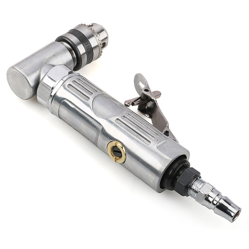 Right Angle the Grinder 1/4 High Speed 90° Elbow Right Angle Drill Pneumatic Tool Extension Power Screwdriver Drill