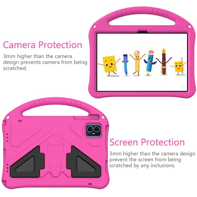 Cover for Teclast M50 HD 10.1 Inch Case Shockproof EVA Tablet Stand Case for M50 Pro 10.1 Inch 2023 Para Coque