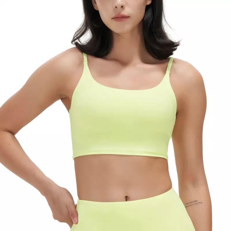 Sports Bra Women's High-strength Shock-proof Beautiful Back U-neck Yoga Sling Lycra Running Fitness Yoga Underwear
