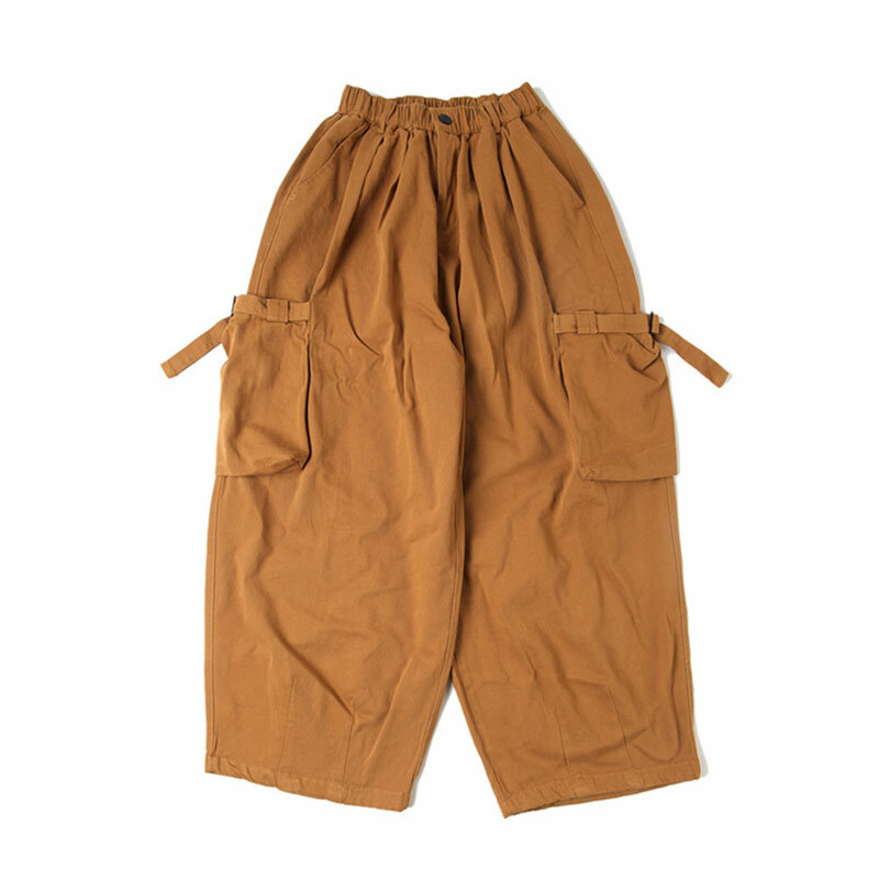 Pantalones Cargo para hombre, peto de trabajo con múltiples bolsillos, holgado, informal, de pierna ancha, ropa para primavera
