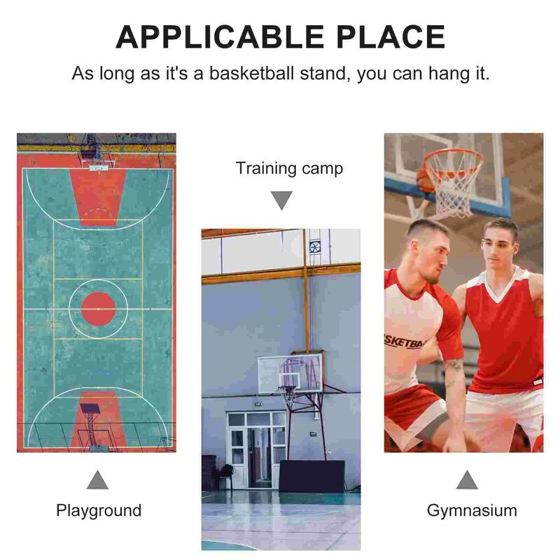Red de baloncesto de hierro estándar profesional, Red de portería de baloncesto resistente, reemplazo de red de baloncesto, cadena de acero