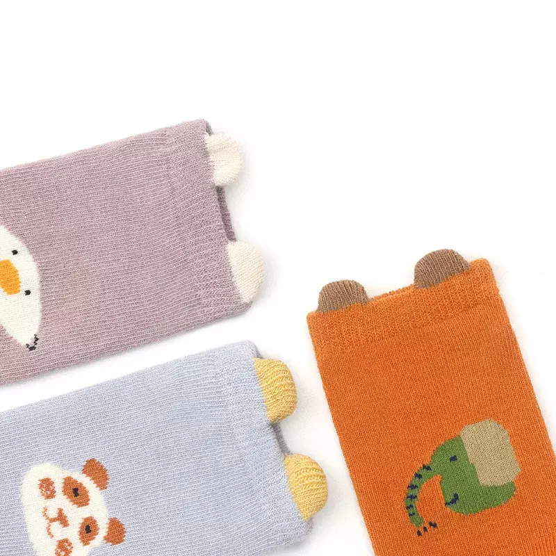 Calcetines tobilleros antideslizantes con dibujos de animales para bebé, calcetín de algodón suave para recién nacido, primavera y verano