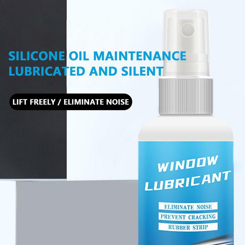 Lubrificante Spray de silicone para carro, cinto de borracha, lubrificação suavizante, multi superfície, eliminar ruído, 100ml