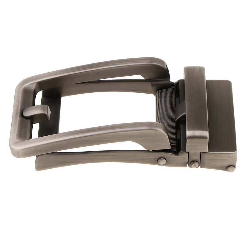 Hebilla de cinturón de trinquete para hombre, aleación resistente al óxido, liberación rápida para cinturón sin agujero, accesorios masculinos, 34-36mm