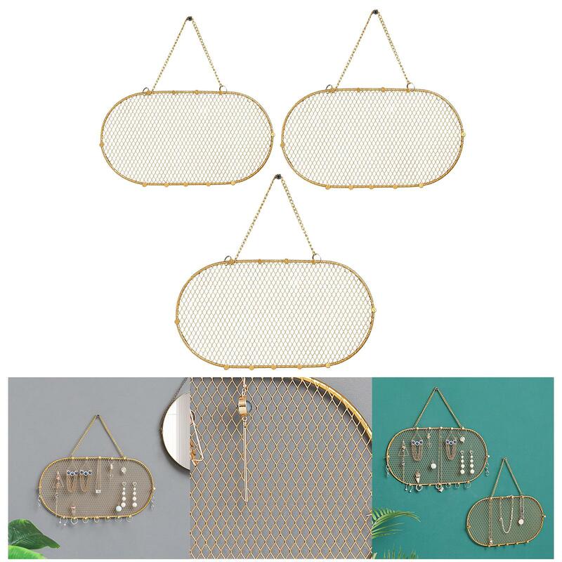 Elegant Wall-Mounted Jewelry Organizer for Home and Office Use