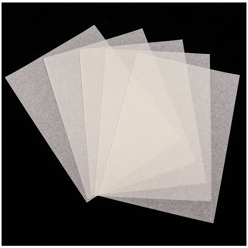 A4 Washi กระดาษกาวบัญชีมือวัสดุสติกเกอร์เลเซอร์อิงค์เจ็ทโปร่งแสง DIY กระดาษญี่ปุ่น