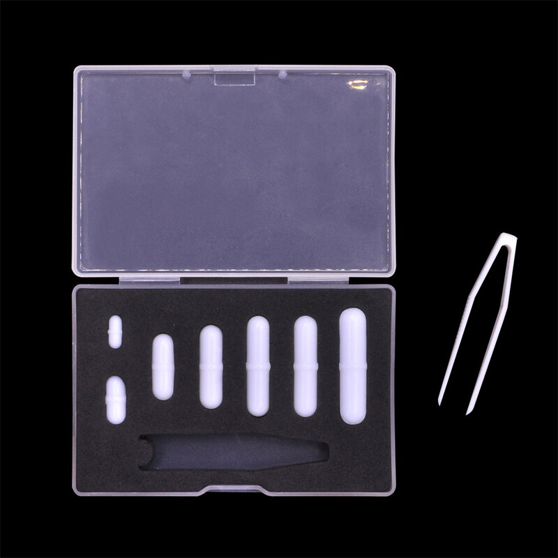 Pengaduk magnetik Bar ukuran Campuran PTFE pengaduk magnet Bar pengaduk pengaduk, Set tipe-b