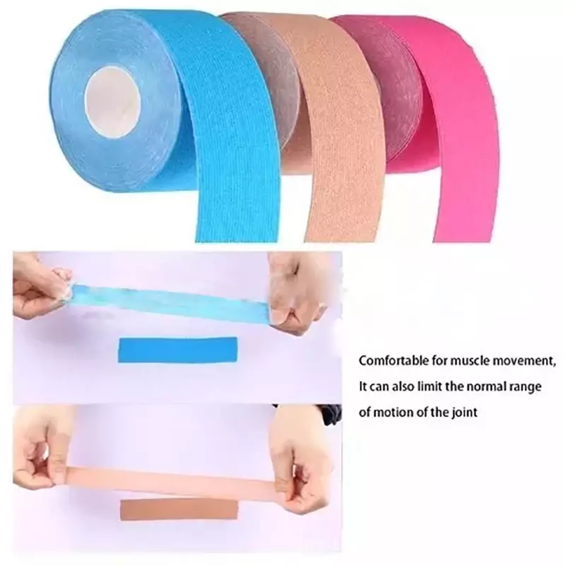 2.5Cm * 5M Kinesiologie V-Lijn Tape Voor Gezicht Nek Ogen Opheffen Rimpel Verwijderaar Sticker Gezichtsverzorging Tool Beschermend Verband