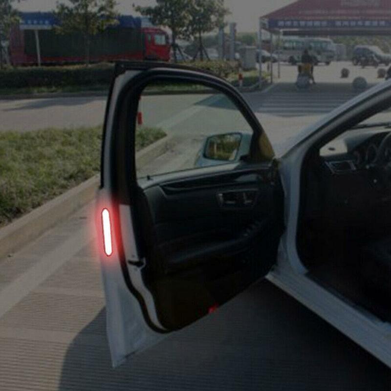 Etiqueta reflexiva da porta do carro, abertura de segurança, refletor de advertência, decalque do carro, auto acessórios interiores, fita I4S4