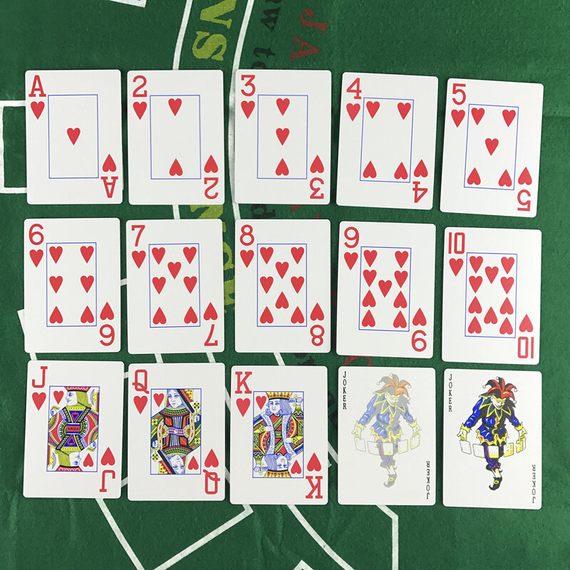 2ชิ้น/ล็อตพลาสติกโป๊กเกอร์การ์ดคุณภาพสูง Texas Hold'em เกมกันน้ำและหมองคล้ำเล่นการ์ดเกมความบันเทิ...