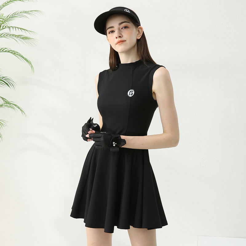 Golfist Golf Dress with Shorts for Women Sleeveless Pleated Skirt Outdoor Sportswear Tennis Golf Women's SKirt