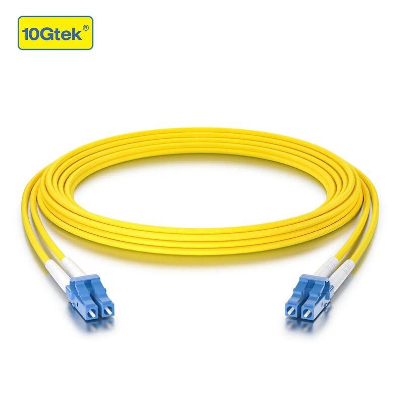 Cable de conexión OS2 LC a LC Duplex 9/125 LSZH para transceptor SMF SFP de 0,5 metros (1,64 pies)