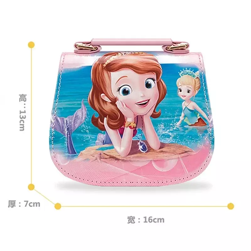Disney-Bolso de hombro de Frozen 2 para niños, bolsa de hombro de princesa Elsa, Anna, Sofía, bolsa de compras de moda, regalo