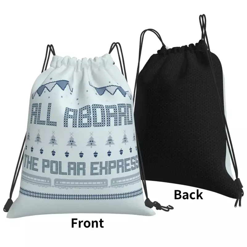 Рюкзаки Polar Express, многофункциональные портативные сумки на шнурке, спортивные сумки с карманами на шнурке для путешествий
