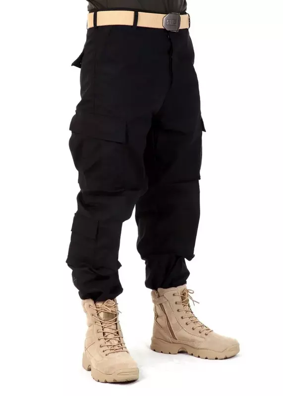 Calças táticas de camuflagem masculinas para treinamento de trabalho, calças duráveis para caminhadas de bolso múltiplo, ventiladores de movimento ao ar livre