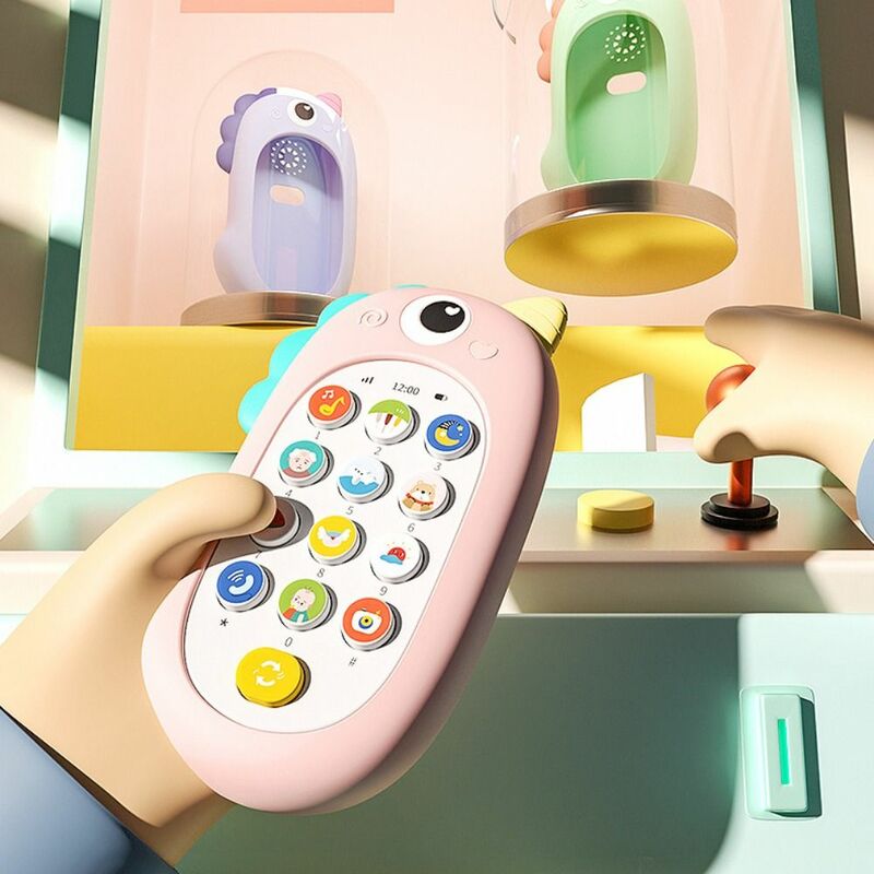 Simulation Telefon elektronische Baby Handy Spielzeug elektronische Stimme Spielzeug Telefone Musikspiel zeug Musik Beißring