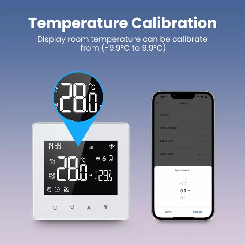 Fernbedienung Smart Thermostat Wasser für Gaskessel Heimwerker wöchentlich programmier bar kreativ langlebig heißer Verkauf