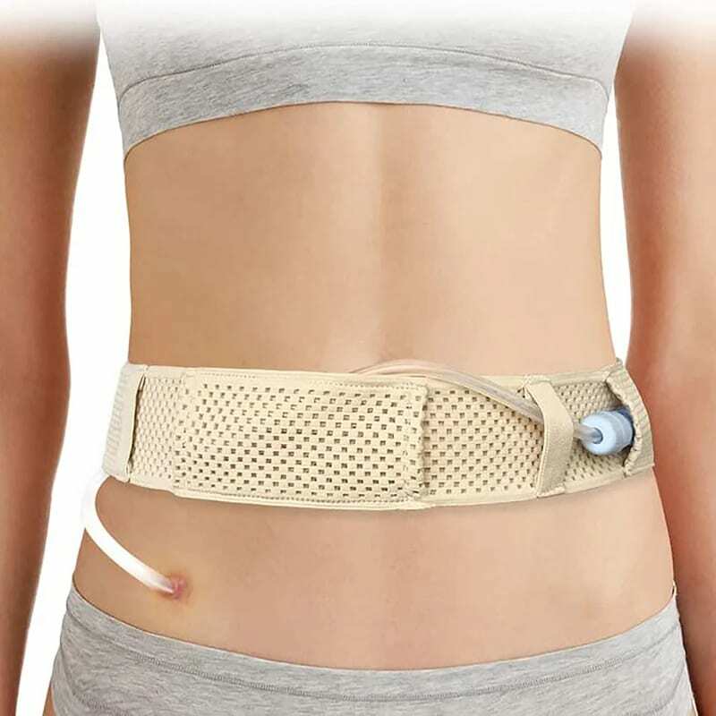 Peritoneal Dialysis Belt Mesh Breathable Skin Friendly Abdominal Dialysis Catheter Care Protection Nylon Adjustable Gastric Belt