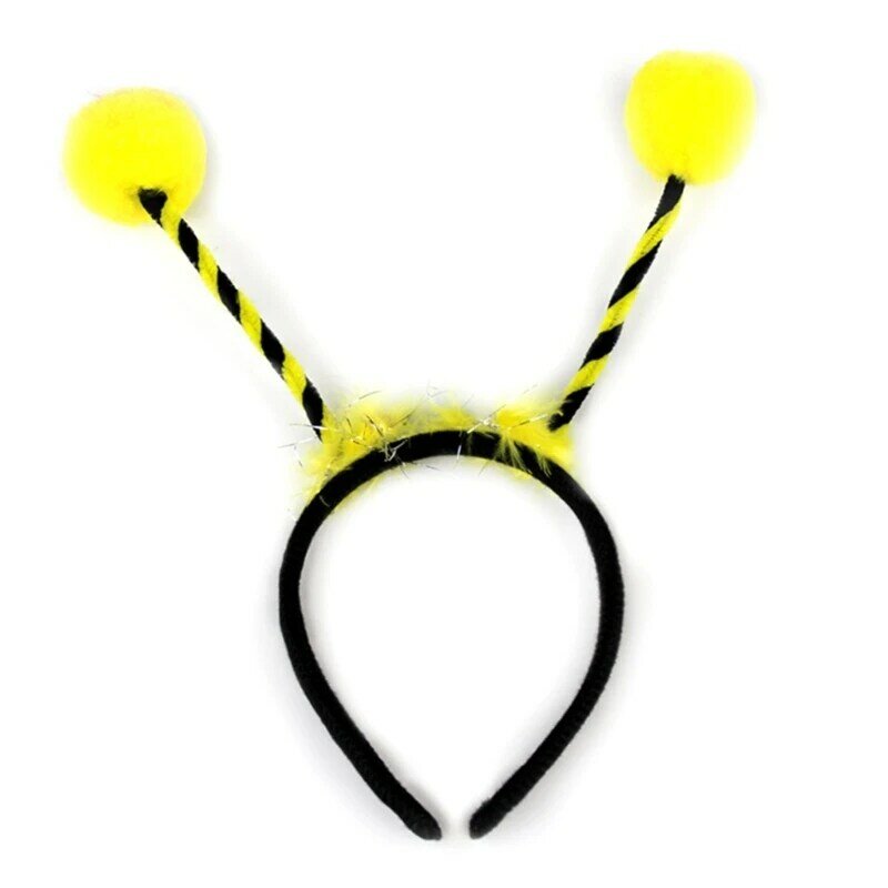 Sweet Cosplay Cartoon Bee Antenna Headband Easter Cosplay Plush Hairband