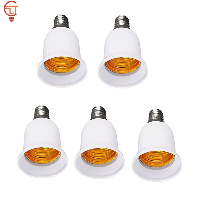 E14 To E27 Adapter Conversion Socket Fireproof Plastic Converter High Quality Material Socket Bulb Adapter Lamp Holder