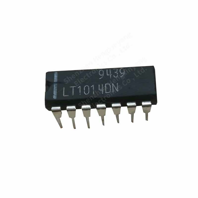 LT1014DN sinal amplificador chip pacote, DIP-14, 5pcs