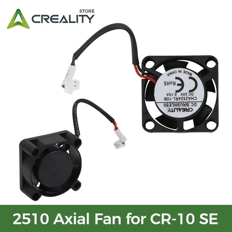 Creality-ventilador de refrigeración para impresora 3D, Enfriador de radiador Axial 2510, 24V, 13000 ± 15% _ L45 _ 1,25, para CR-10 SE
