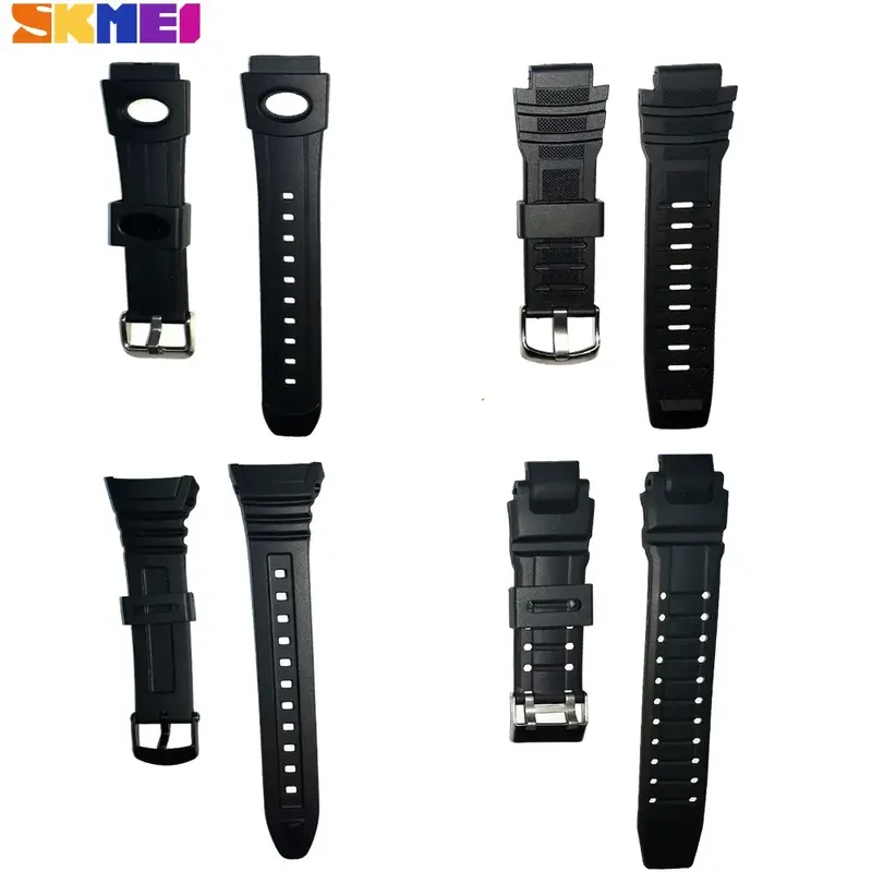 SKMEI 40PCS Watch Band 1068 1025 1278 1251 2100 0931 1416 PU/Rubber Watches Strap For Skmei Different Model Watch Bands