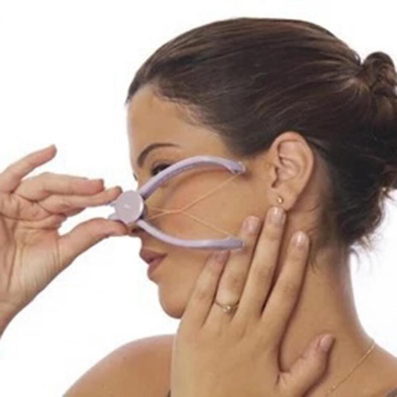 Практичный эпилятор для верхней губы и подбородка, инструмент для удаления волос, моющийся аксессуар для ухода за лицом