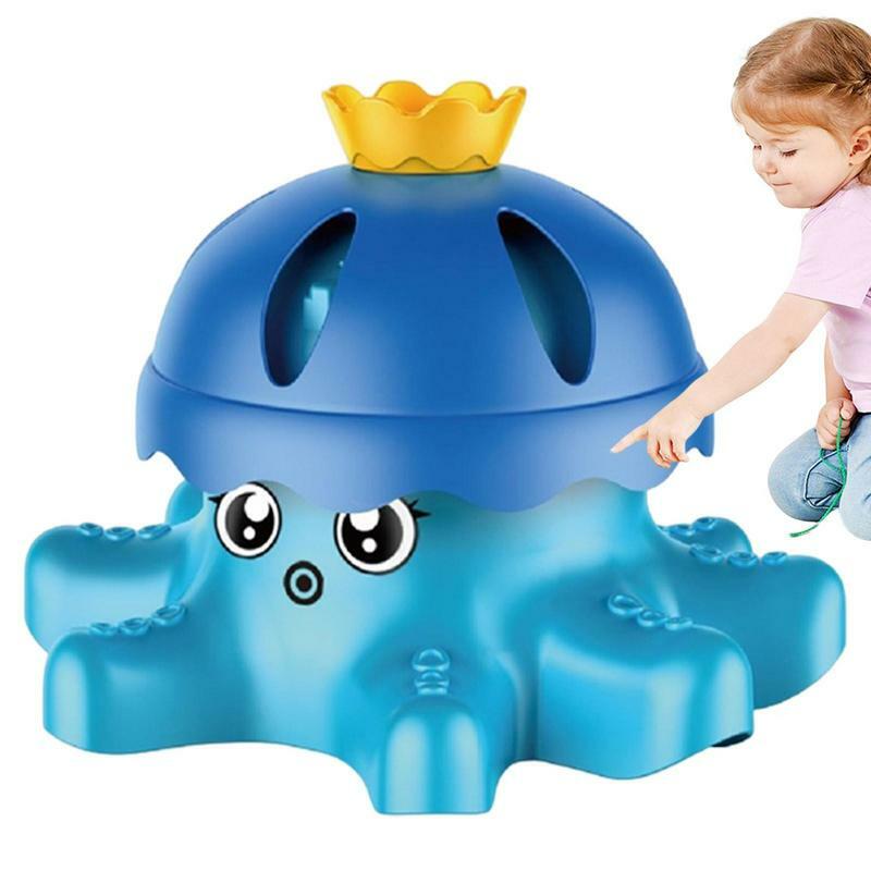 Ośmiornica zraszacz wody obracająca się na zewnątrz zraszacz wodna śliczny tryskacz na podwórku do ośmiornicy zabawka zabawa z wodą zraszacz do zabawek