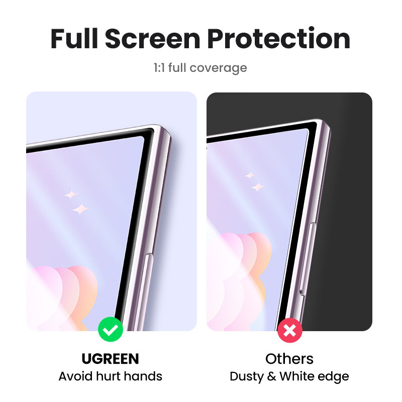 UGREEN per Samsung Galaxy S24 pellicola proteggi schermo in vetro Ultra per Samsung S24 pellicola protettiva Ultra protezioni HD