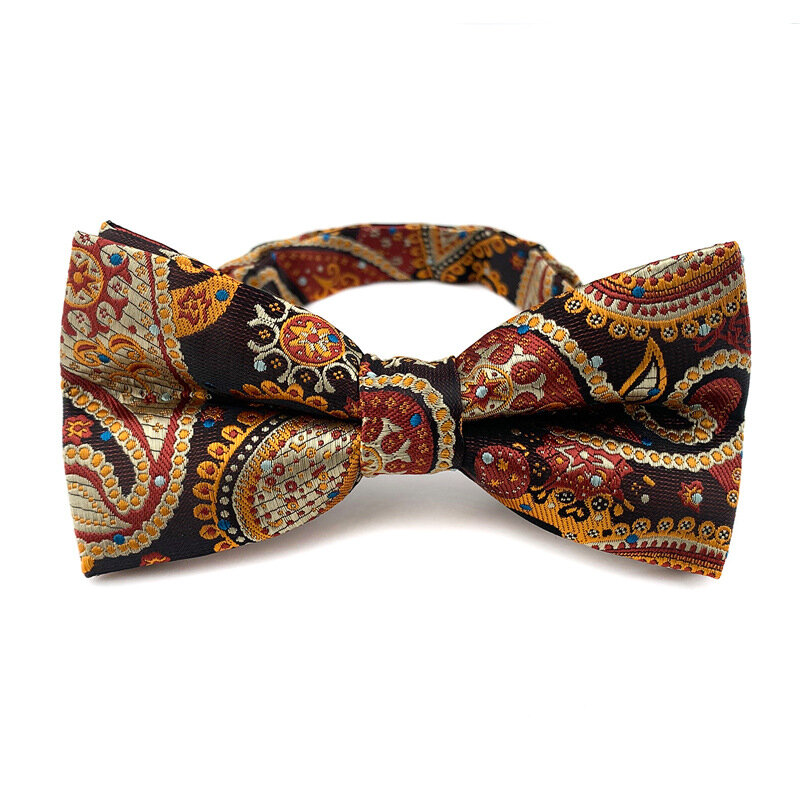 Wedding Bowtie Casual Bow Tie for Men Women Adult Bow Ties Cravats Male Paisley Bow Knot for Party Wedding Black Bowties