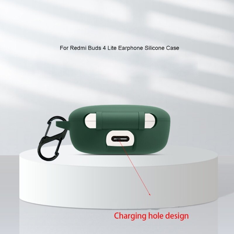 Redmi Buds 4 라이트 이어폰 방진 보호 케이스, 세척 가능 충전 박스 슬리브 스크래치 방지 커버 보호용