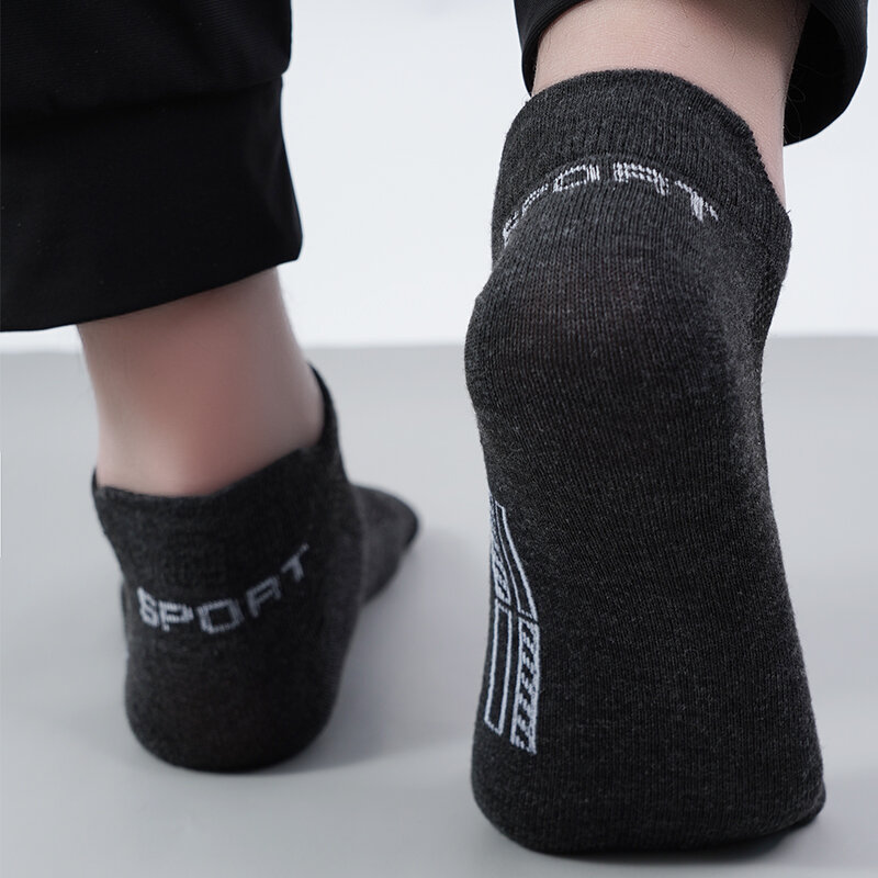 Kaus kaki olahraga pria, 1 pasang kualitas tinggi kaus kaki pergelangan kaki bernapas kasual atletik musim panas tipis kasual uniseks lucu Socken