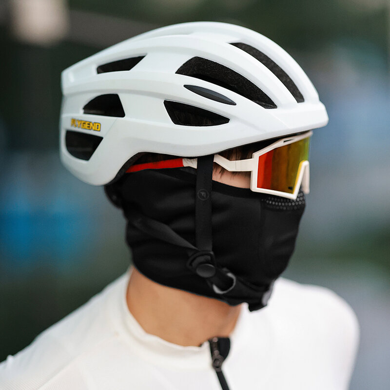 WOSAWE Outdoor cycling face mask for autumn and resistant warm and warm scarf cover plush and windproof face mask